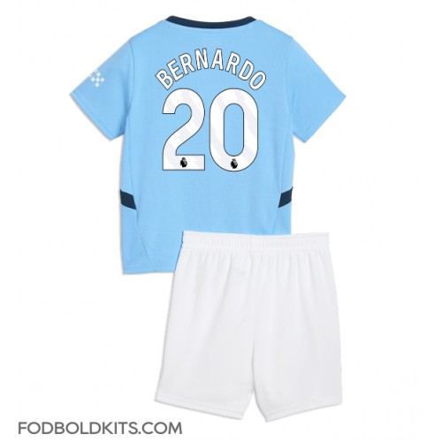 Manchester City Bernardo Silva #20 Hjemmebanesæt Børn 2024-25 Kortærmet (+ Korte bukser)